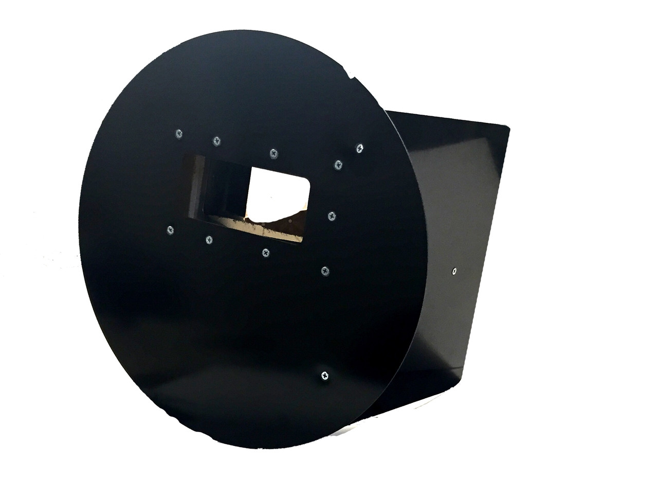 black pancake hood